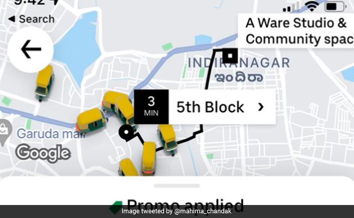 Bengaluru Woman Shares Photo Of Uber Ride Being Offered For Rs 6, Internet Stunned