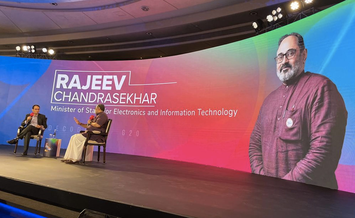 "Internet Shutdowns Not Unique To India": Rajeev Chandrasekhar To NDTV At G20 Conclave