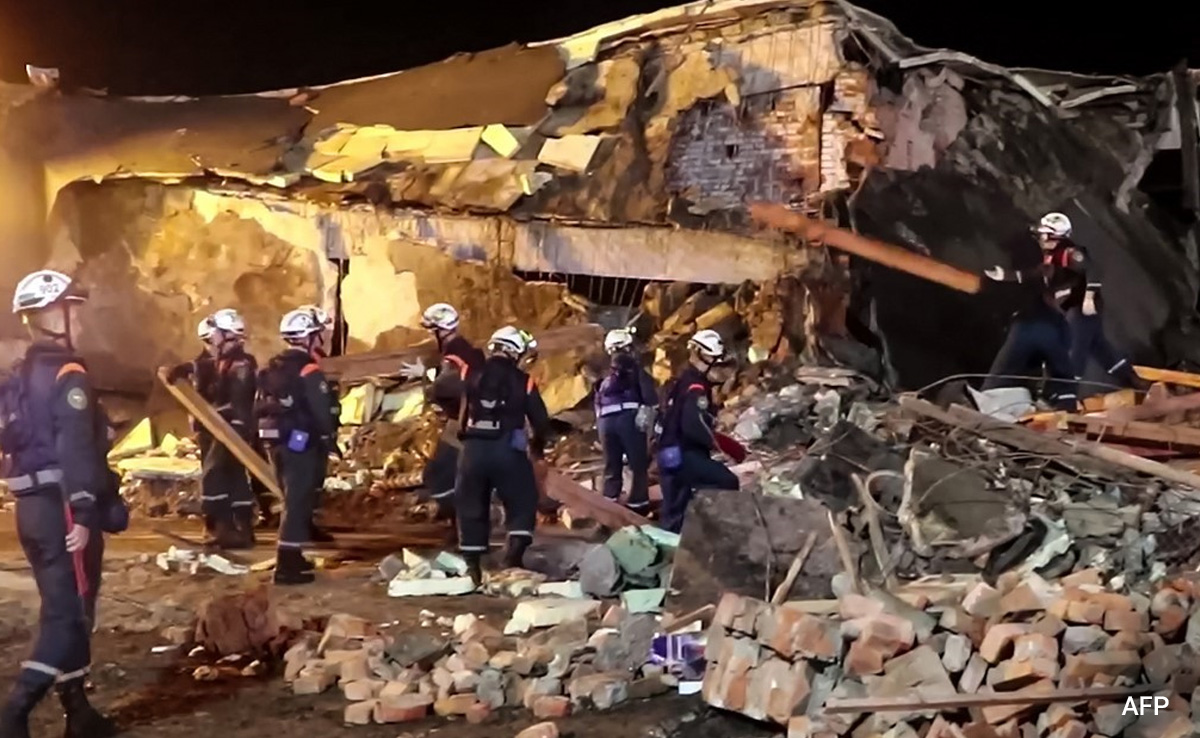 12 Missing After Russia Blast, Rescuers Cut Through Ruins Of Building