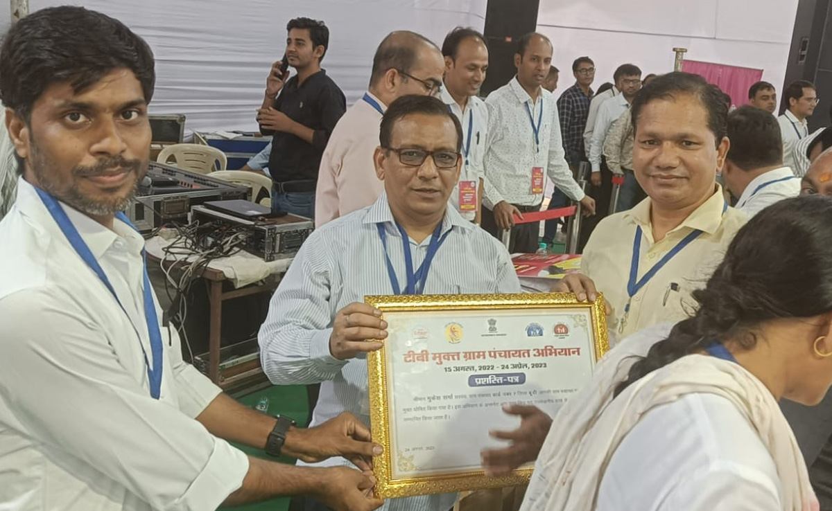 टीबी मुक्त हुए बूंदी जिले के दो वार्ड, मुख्यमंत्री गहलोत ने किया सम्मानित