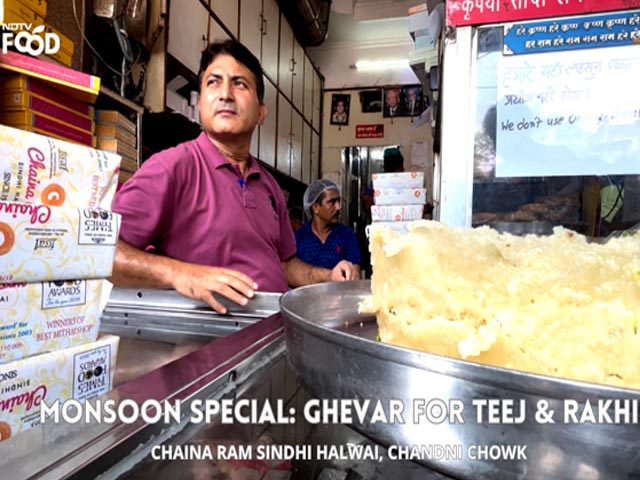 Monsoon Special Ghevar for Teej & Rakshabandhan
