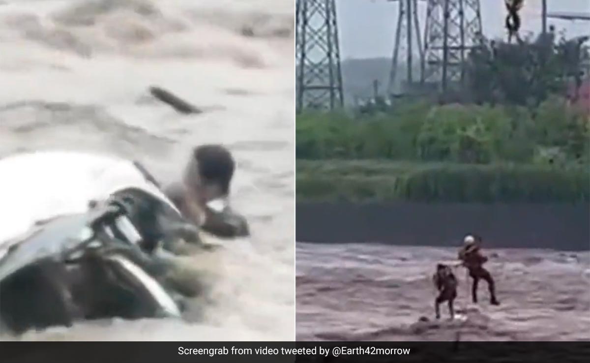 A Flash Flood Flipped Over Man's Car In China. Here's What Happened Next