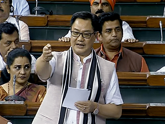 Kiren Rijiju Says Opposition Will Regret Bringing No-Trust Vote
