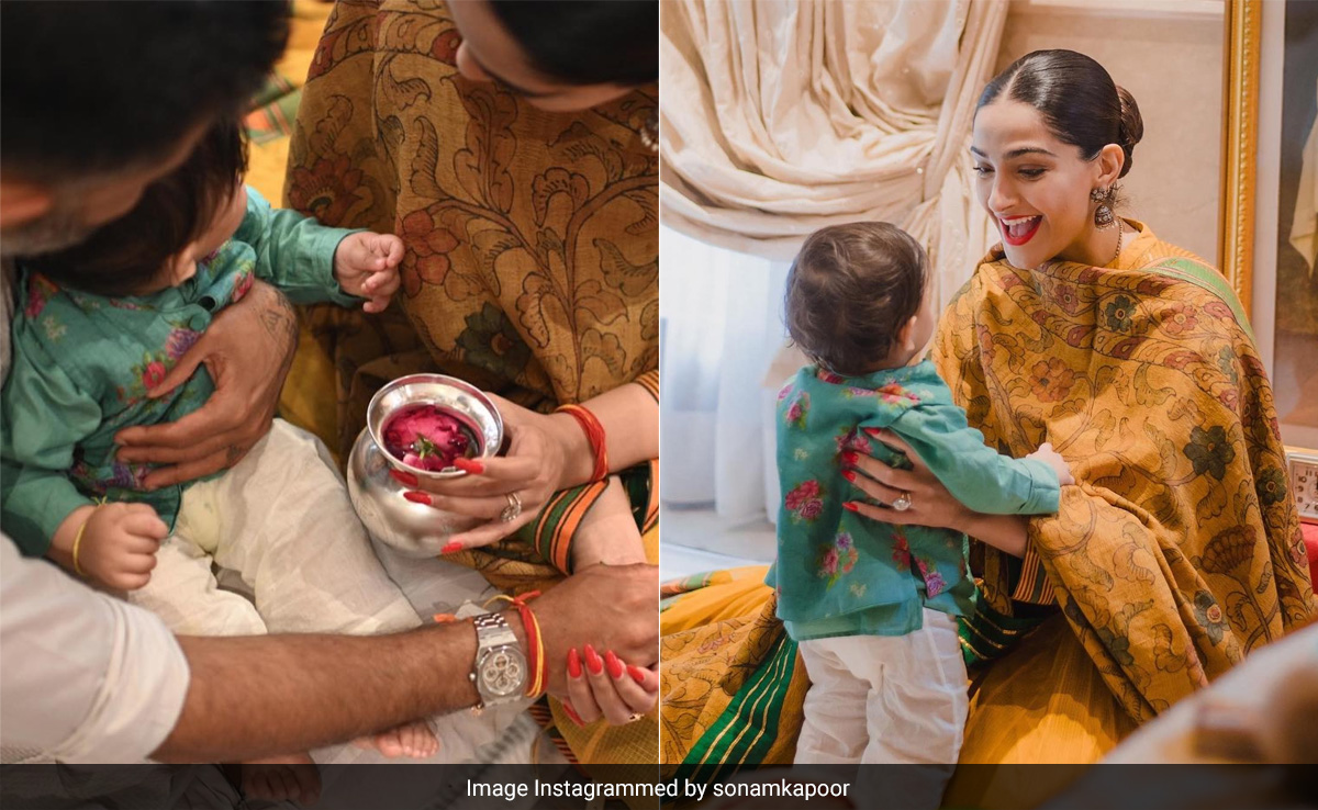 Sonam Kapoor Shares Inside Pics From Son Vayu's 1st Birthday Celebrations In Delhi