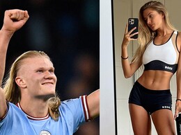 Manchester City Star Erling Haaland Gets Challenged For Race By 'World's Sexiest Athlete' Alica Schmidt Manchester City Star Erling Haaland Gets Challenged For Race By 'World's Sexiest Athlete' Alica Schmidt