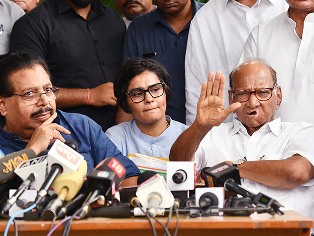 Ajit Pawar's NCP Symbol Claim "Malafide": Sharad Pawar Camp To Poll Body