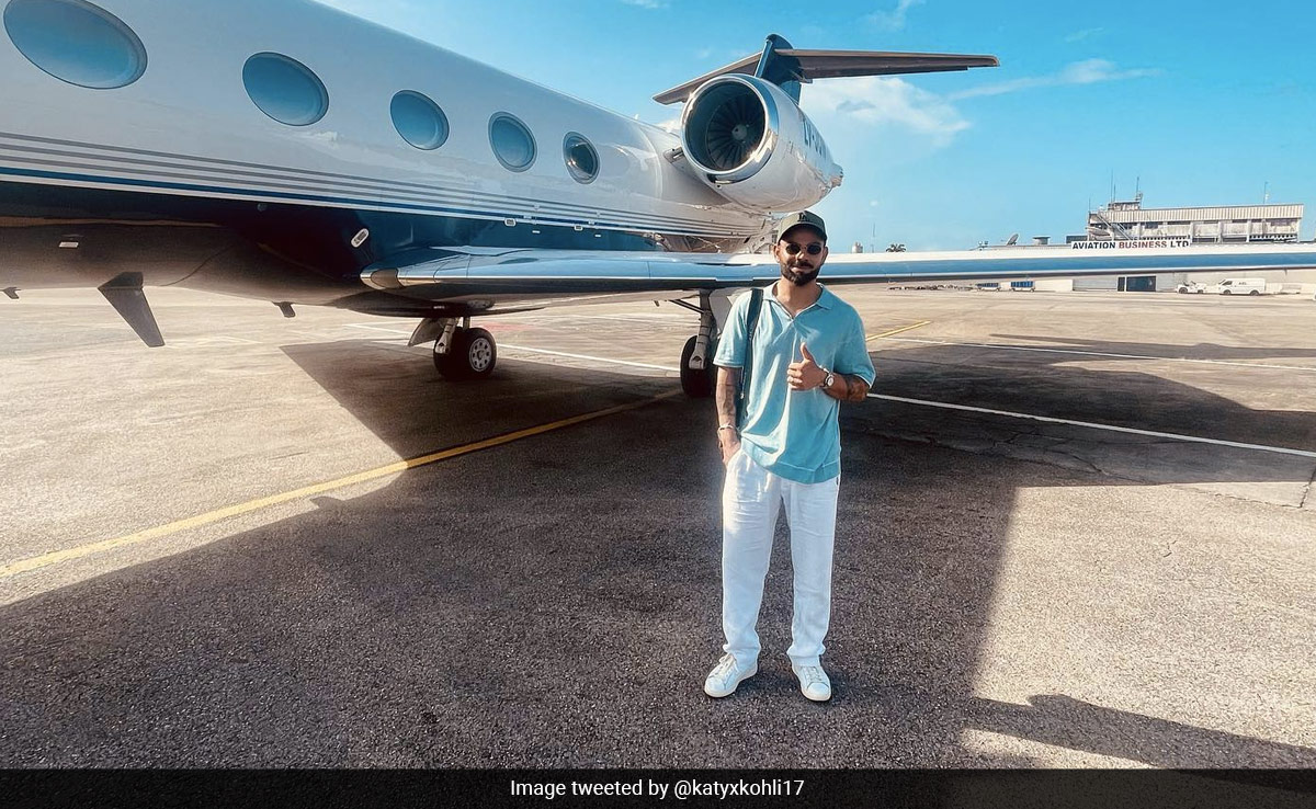 Virat Kohli Travels In Charter Flight From Caribbean To India, Internet Frets Over Carbon Emission