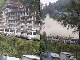 तबाही का खौफनाक मंजर, महज 18 सेकंड में ढह गई चार मंजिला इमारत तबाही का खौफनाक मंजर, महज 18 सेकंड में ढह गई चार मंजिला इमारत