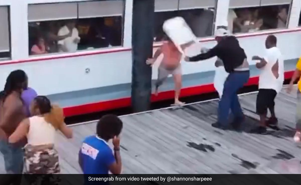 WWE-Style Mayhem Caught On Camera: Punches Thrown, Hair Pulled, Chair Used