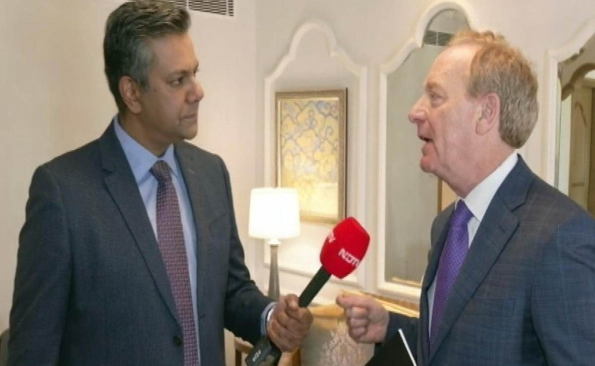 "AI Can Be Source Of Jobs, Must Be In Human Control": Microsoft President Brad Smith To NDTV