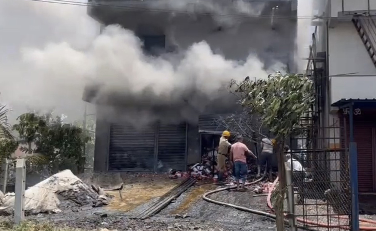 3 Killed After Fire Breaks Out In Karnataka Firecracker Warehouse
