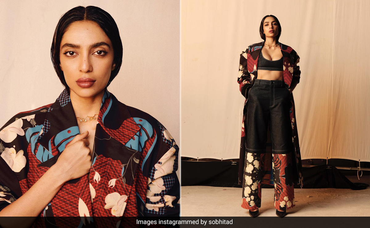 Sobhita Dhulipala's Striking Printed ₹78K Co-Ord Set Came From A "World Of Samurais and Geishas"