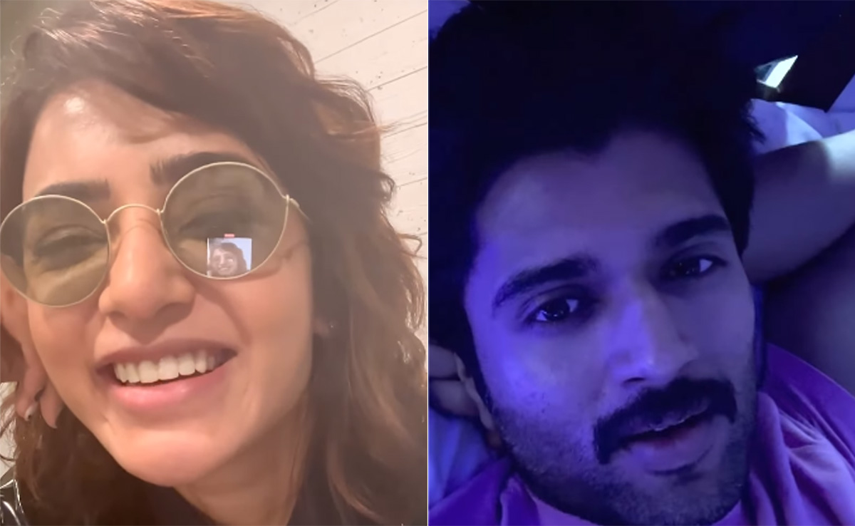 "Knock Knock," Who's There? Just Samantha Ruth Prabhu And Vijay Deverakonda, Being Adorable