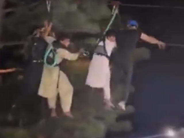 Video: All 8 Stuck In Pakistan Cable Car Stranded Mid-Air Rescued