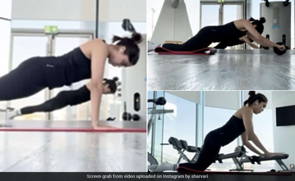 Sharvari Wagh's Upper Body Workout Was So Intense, She Could Barely Feel Her Arms Later