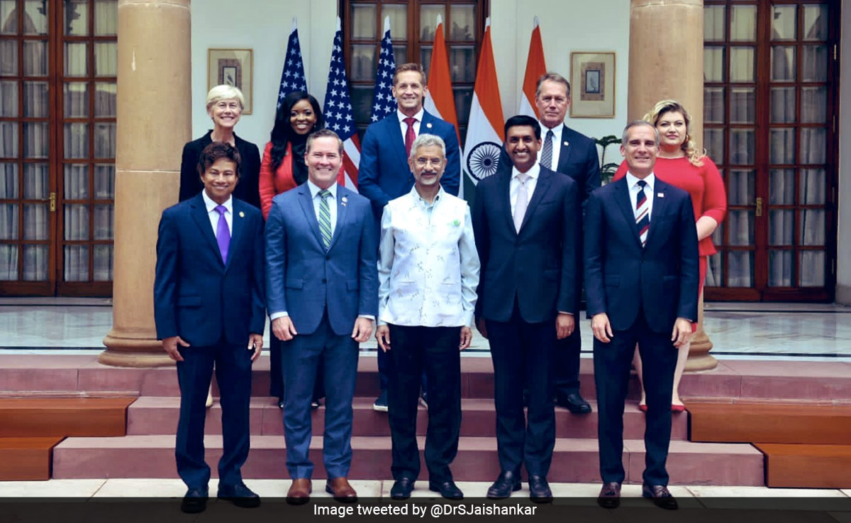 US Congressional Delegation, S Jaishankar Discuss Bilateral Partnership