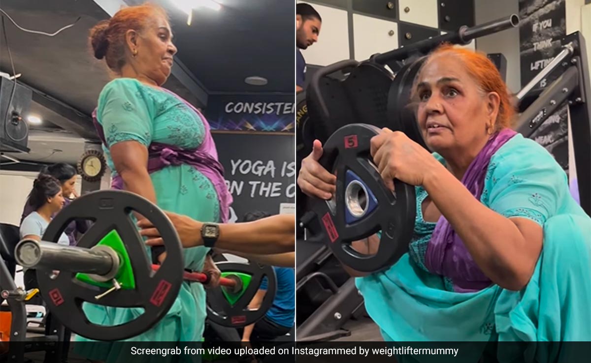 Woman Starts Working Out At Gym At Age Of 68, Sets New Fitness Goals