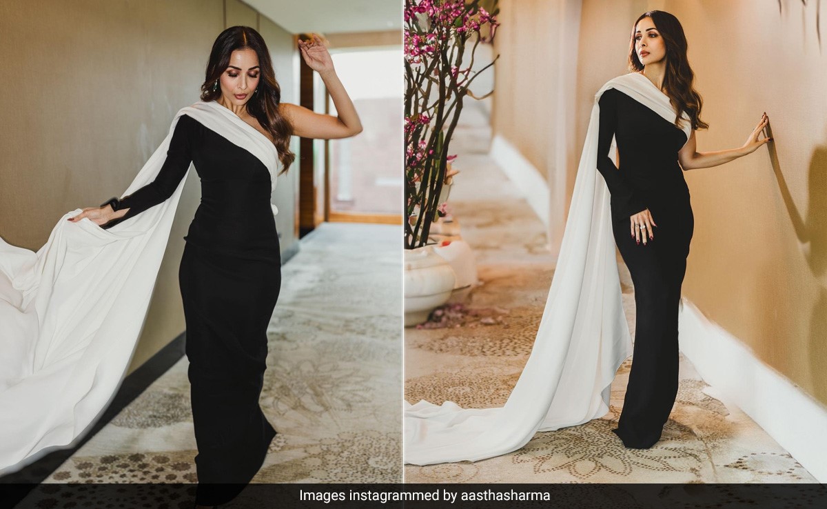 Malaika Arora In A Black And White Gown Is All Of Our Dreams Come True