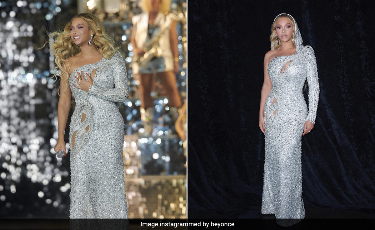 Beyonce Gives Us Her Dose Of Dazzle Dressed In A Gaurav Gupta Gown With Over 2,000 Crystals, 40,000 Sequins And Glass Beads