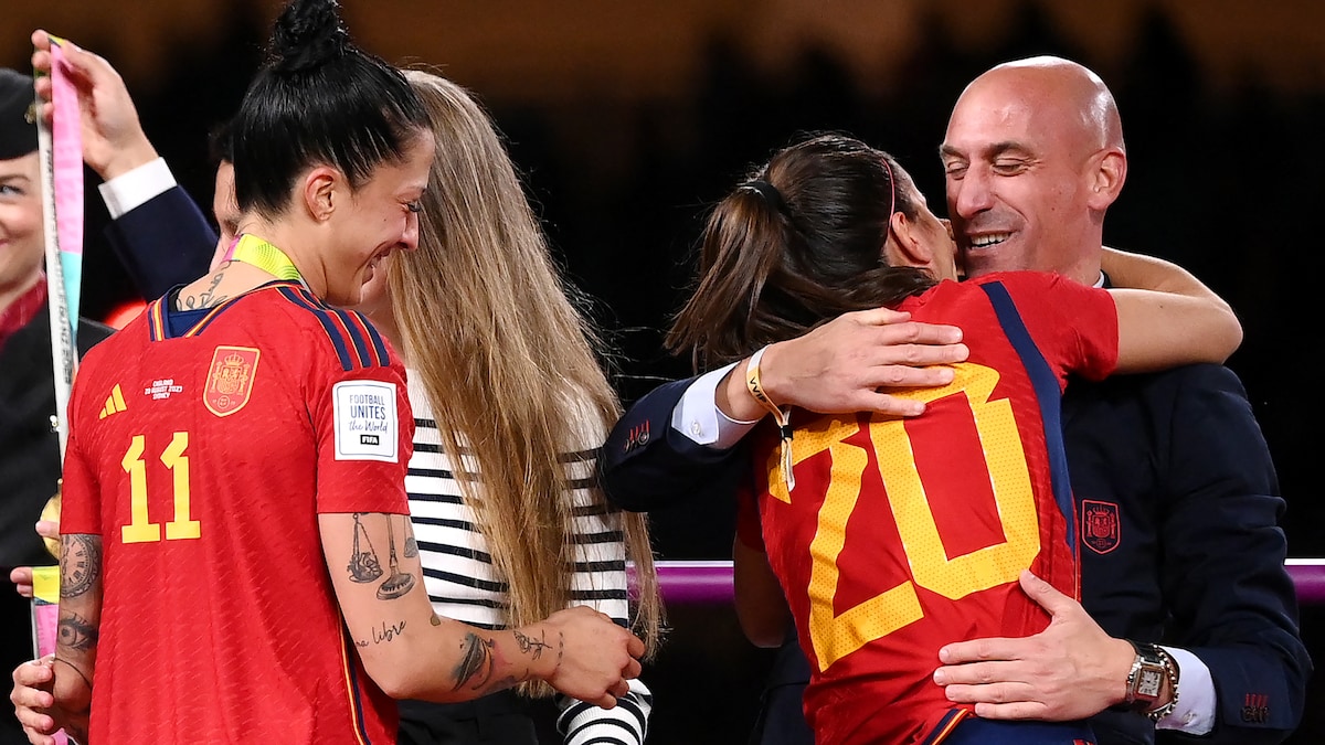 "Inappropriate Behaviour": Spain Coach Slams Football Chief Over Kiss Scandal