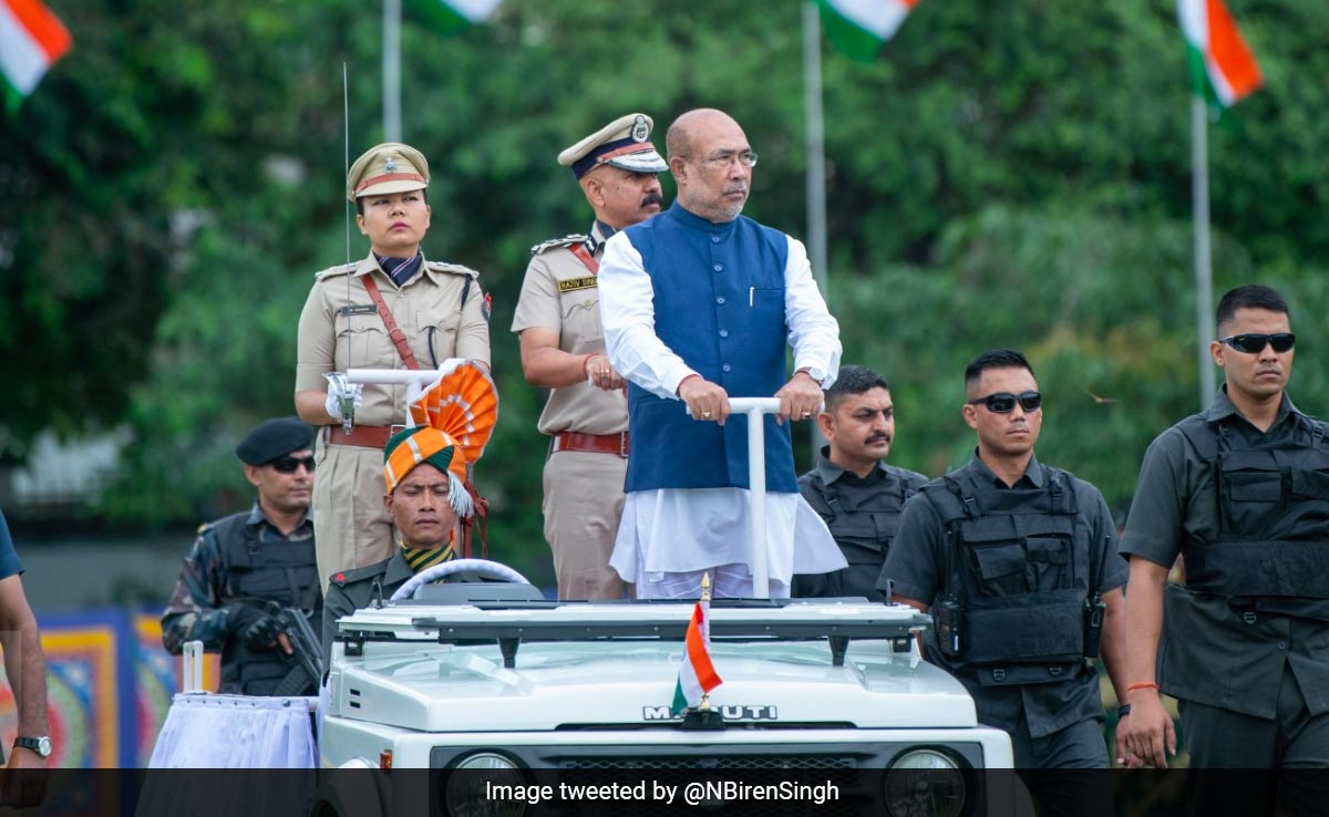 "Forgive And Forget": Manipur Chief Minister Appeals For Peace On I-Day