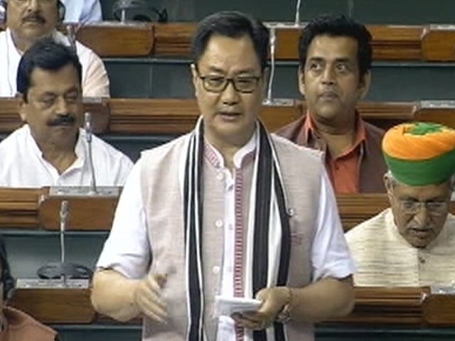 ''Opposition Will Regret Bringing No-Trust Vote'': Minister Kiren Rijiju