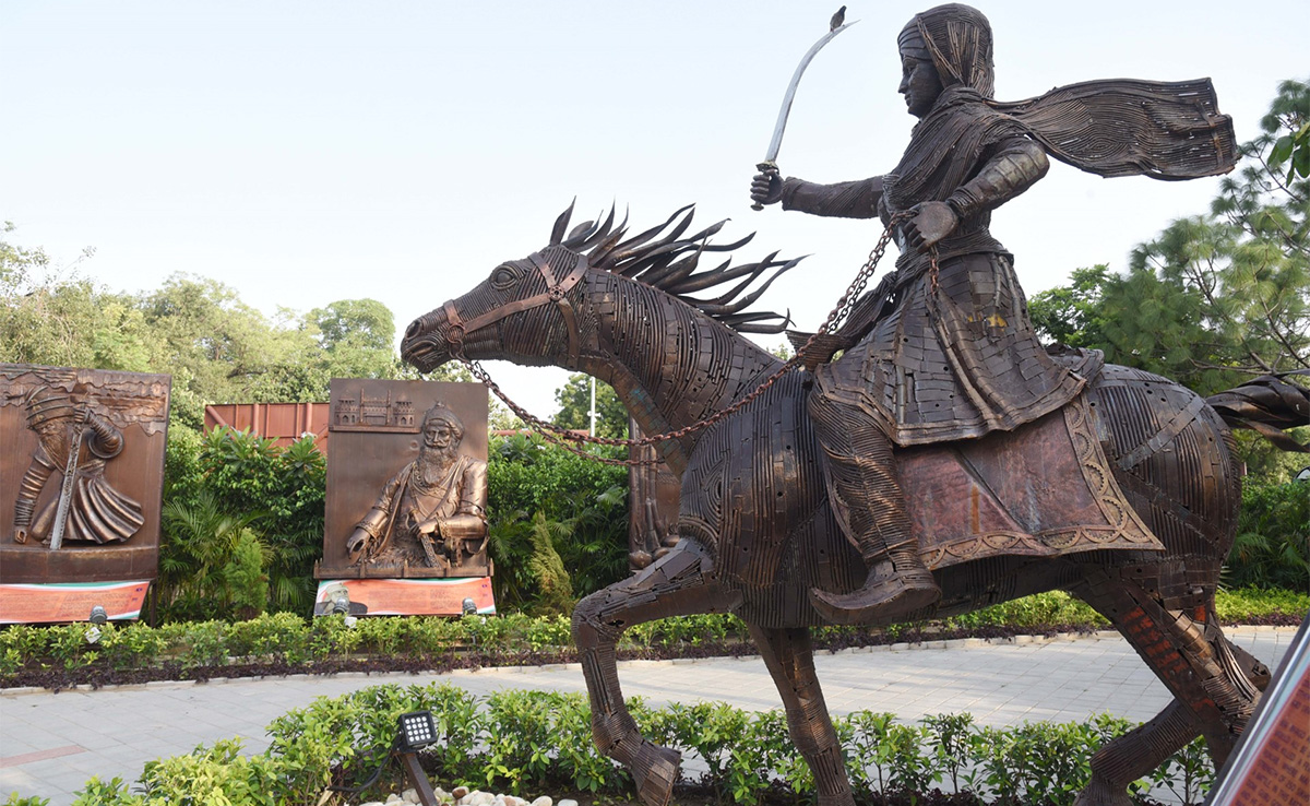 In Pics: Delhi's Third Waste-To-Art Park Named Shaheedi Park
