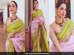 Tamannaah Bhatia Is Nothing Less Than An Ethnic Vision In A Printed Neeta Lulla <i>Kanjeevaram Saree</i> Tamannaah Bhatia Is Nothing Less Than An Ethnic Vision In A Printed Neeta Lulla <i>Kanjeevaram Saree</i>