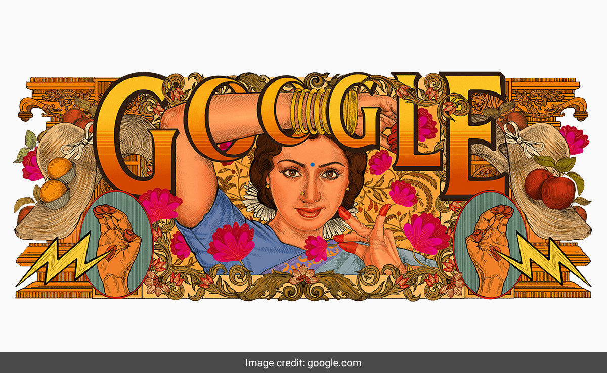Google Celebrates Sridevi's 60th Birthday With A Doodle