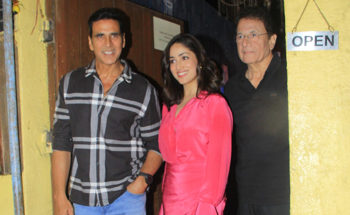Akshay Kumar, Yami Gautam And Arun Govil At <i>OMG 2</i> Dinner Party