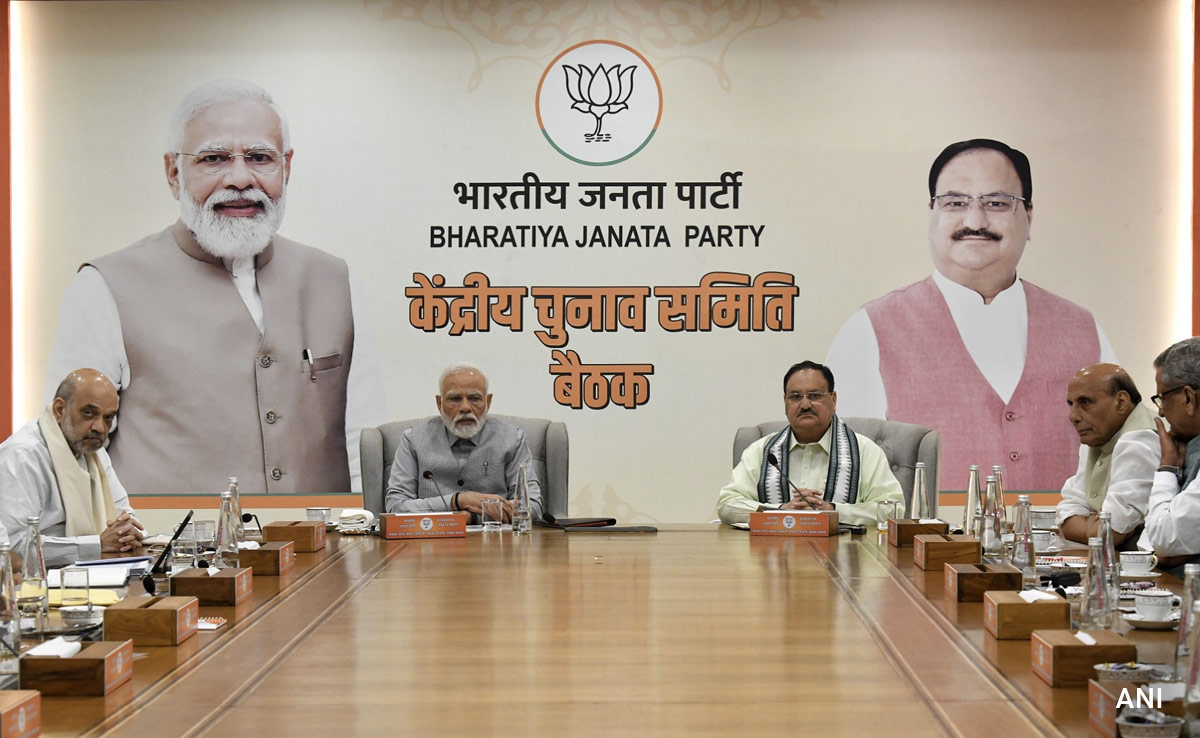 BJP Reviews Polls Preparations In Madhya Pradesh, Chhattisgarh