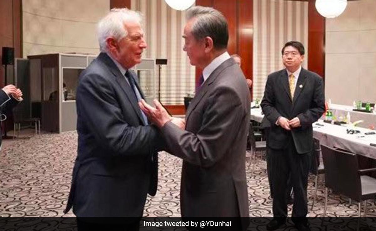EU's Borrell Talks To Wang Yi, Wants To Strengthen EU-China Relations