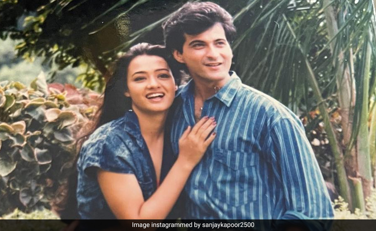Sanjay Kapoor's First Photoshoot Ever With Amala Akkineni. Circa 1987