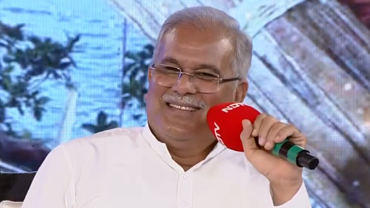 NDTV MPCG के Launch पर Bhupesh Baghel ने गाया Ram Bhajan