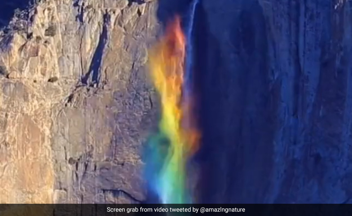 Old Video Of Rainbow Waterfall At Yosemite Park In US Goes Viral Again