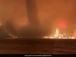Caught On Camera: Rare 'Fire Tornado' Swirls Over A Lake In Canada Caught On Camera: Rare 'Fire Tornado' Swirls Over A Lake In Canada