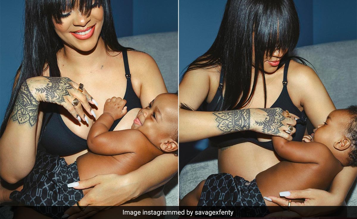 Rihanna Is Normalising Breastfeeding In The Most Gorgeous Pictures With Son Rza