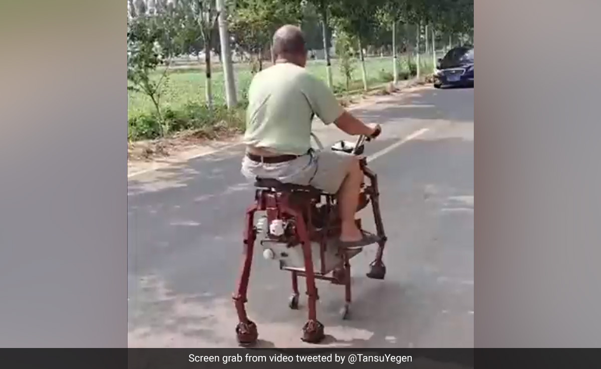 कबाड़ से शख्स ने बना दी 6 पहियों वाली गाड़ी, जुगाड़ देख कुछ हुए हैरान, तो कुछ ने कहा- ये है Modern donkey...