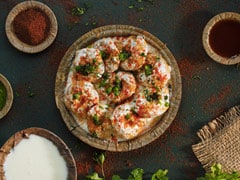 Oats and Moong Dal Dahi Vada