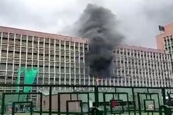 Fire At Endoscopy Room At AIIMS In Delhi, Patients Evacuated Fire At Endoscopy Room At AIIMS In Delhi, Patients Evacuated