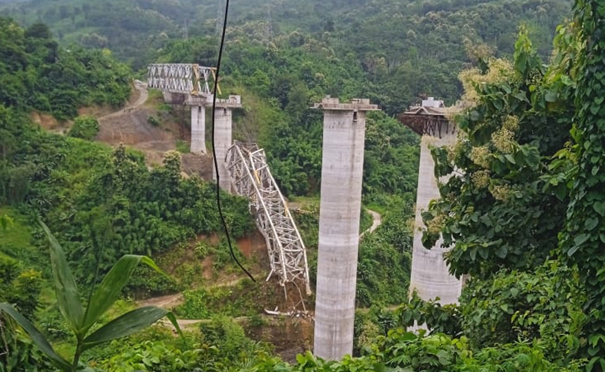 22 Killed As Under-Construction Railway Bridge Collapses In Mizoram