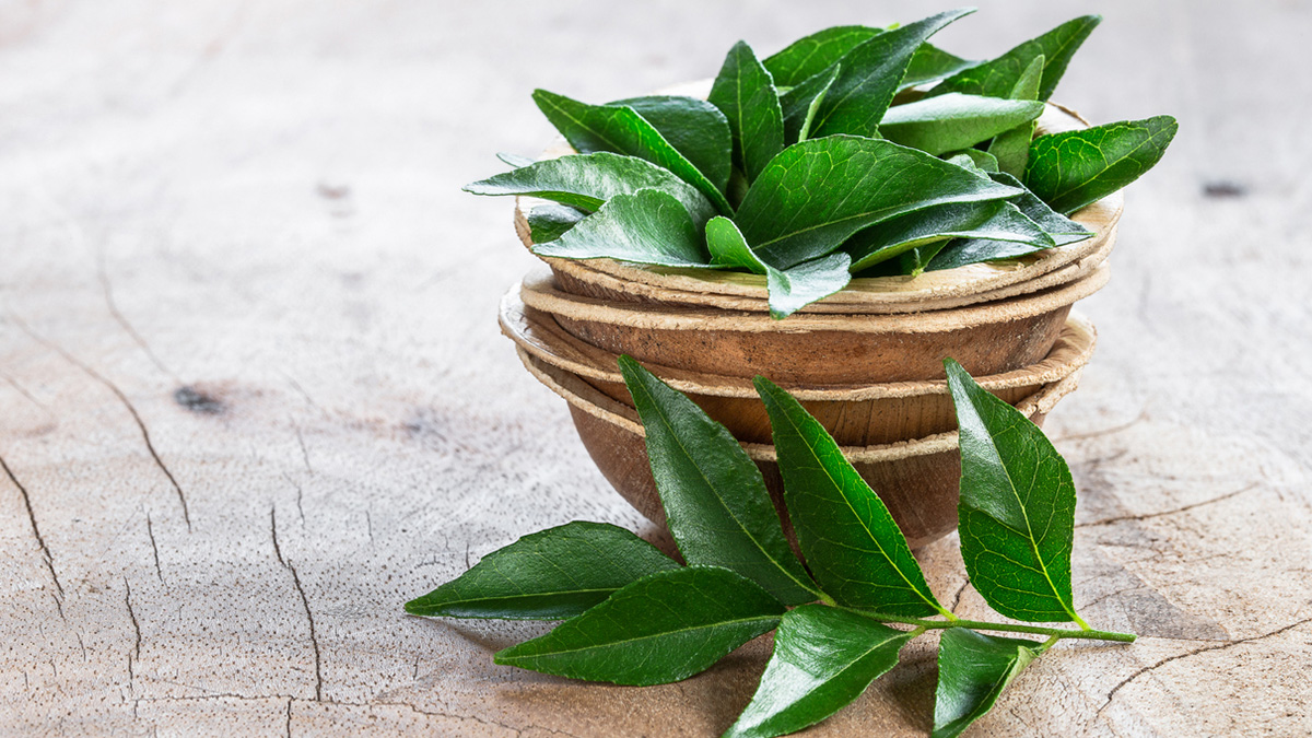 Curry leaves are packed with antioxidants that can help fight against free radicals