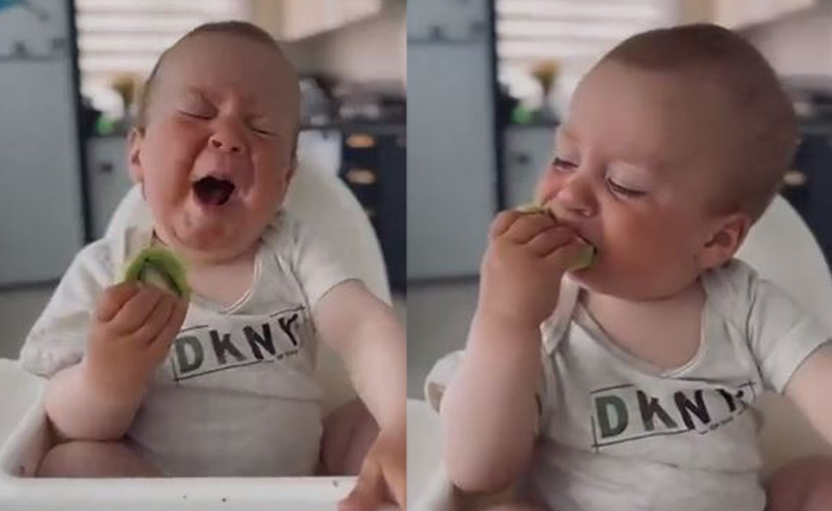 Viral Video Of Baby Trying Kiwi For The First Time Gets 10.5 Million Views