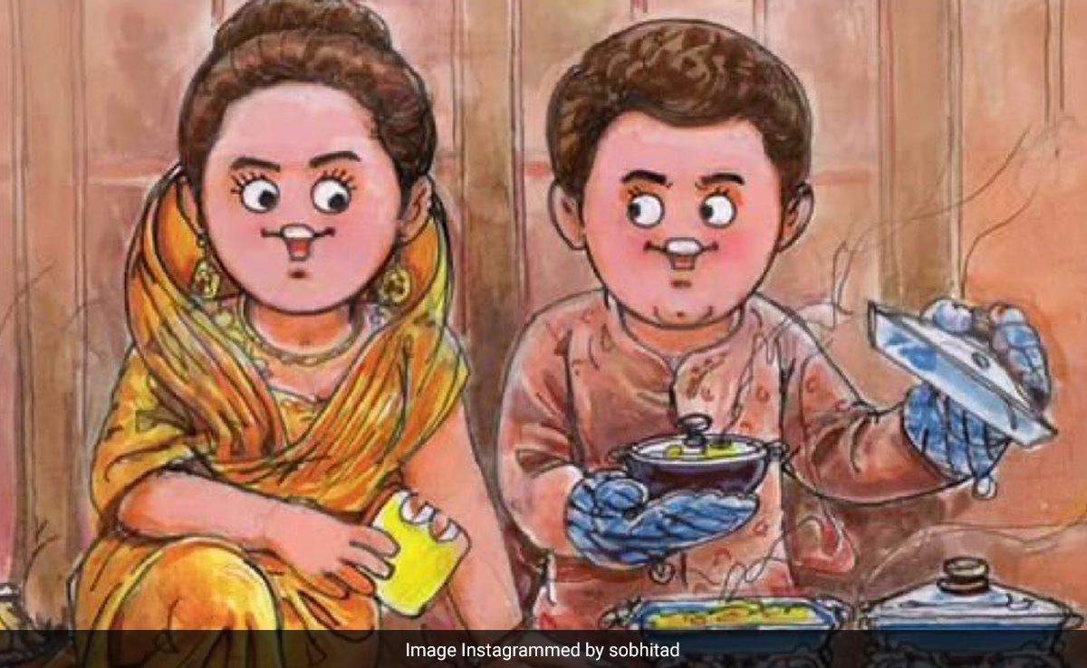 This Amul Topical And Sobhita Dhulipala's Post - A <i>Made In Heaven</i> Combo