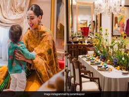For Vayu's First Birthday, Sonam Kapoor's Delhi Home Was Decorated With Flowers, Paper Birds, Balloons For Vayu's First Birthday, Sonam Kapoor's Delhi Home Was Decorated With Flowers, Paper Birds, Balloons