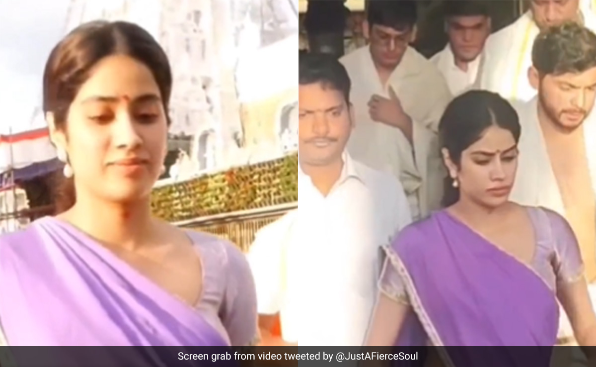 Janhvi Kapoor And Rumoured Boyfriend Shikhar Pahariya Offer Prayers At Tirumala Temple