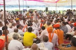 Threats, Slogans At Haryana Mahapanchayat Despite Police Presence Threats, Slogans At Haryana Mahapanchayat Despite Police Presence