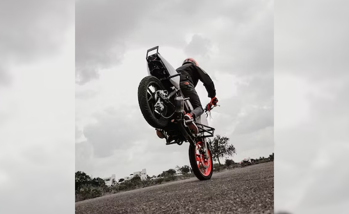 Delhi Police Shares Video Of Man Performing Stunt While Riding Bike, Arrests Him