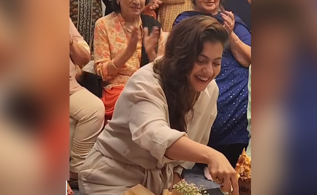 Inside Kajol's 49th  Birthday Bash With Husband Ajay Devgn, Mom Tanuja And Others