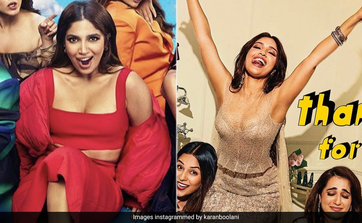 In <i>Lehengas</i>, Dresses And Co-Ord Sets, Bhumi Pednekar Stirs Up A Fashion Fest In Latest <i>Thank You For Coming</i> Posters